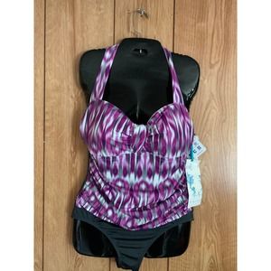 New Eco swim swimsuit size 12 purple
